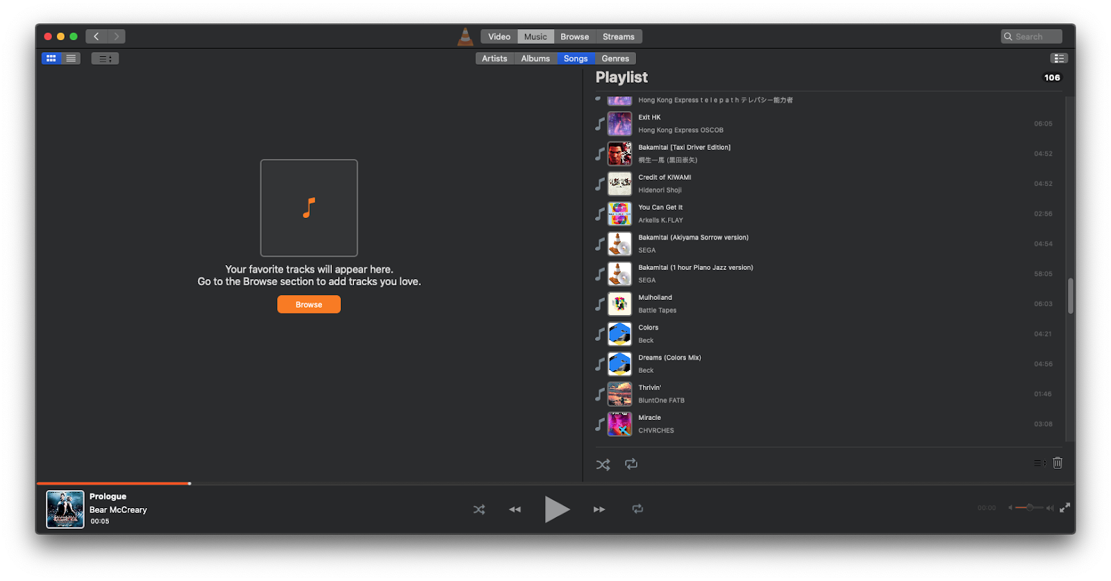 macOS VLC 4.0 in April 2022